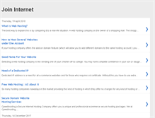 Tablet Screenshot of joininternet.com
